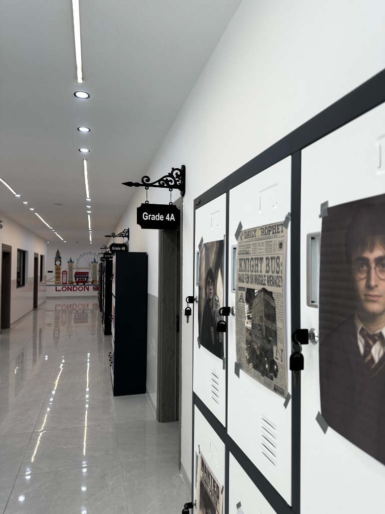 School Corridors and Student Lockers
