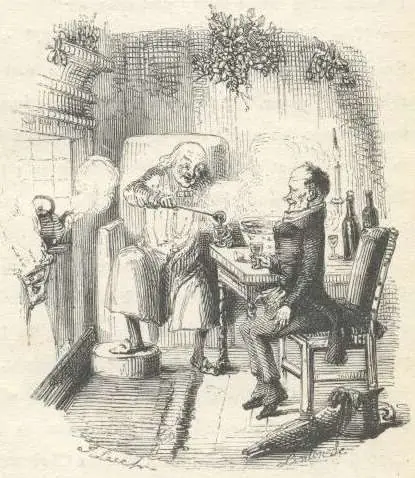 Scrooge and Bob Cratchit