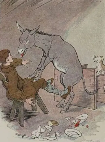THE ASS AND THE LAP DOG